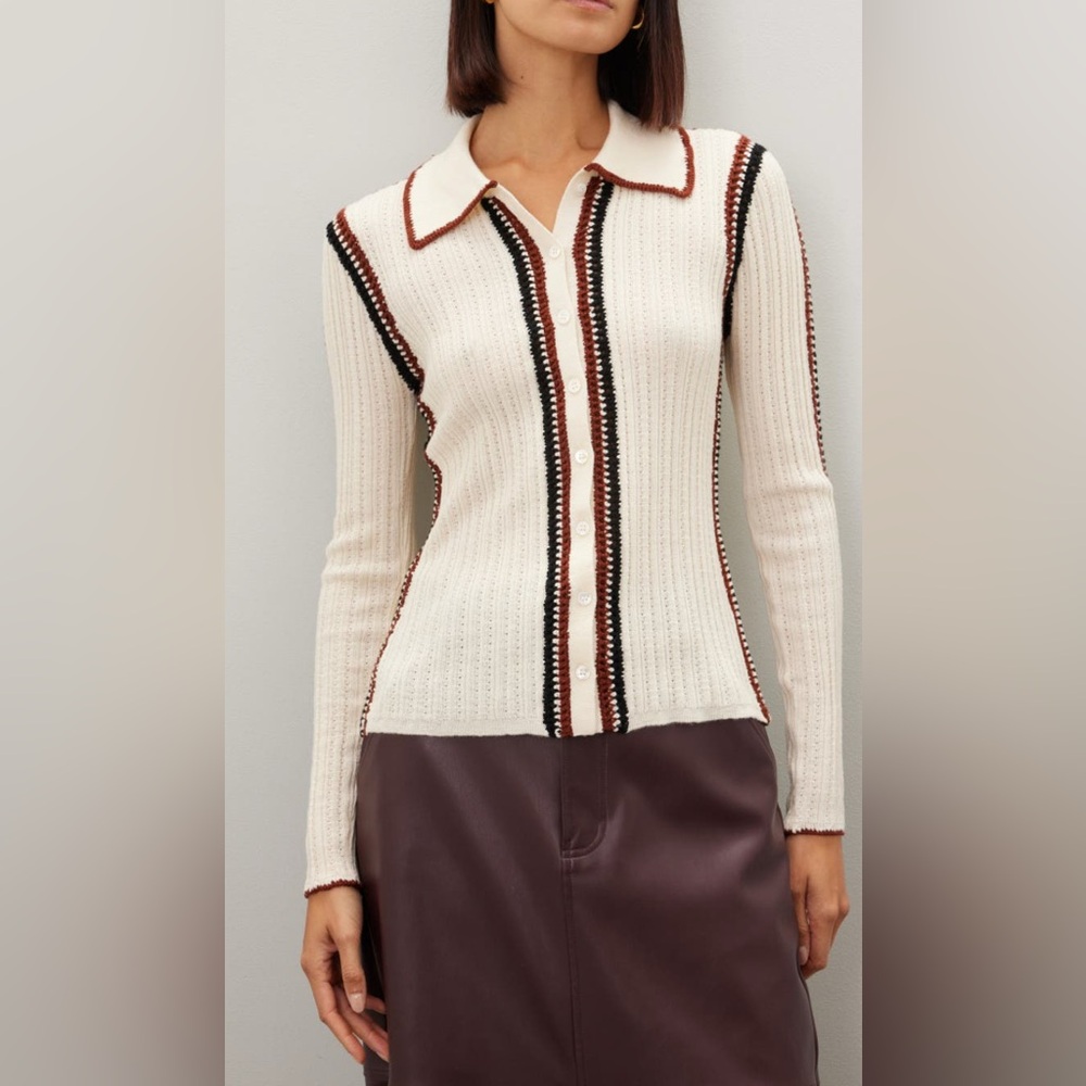 SEA NY Riva Ribbed Sweater - Picture 2 of 4